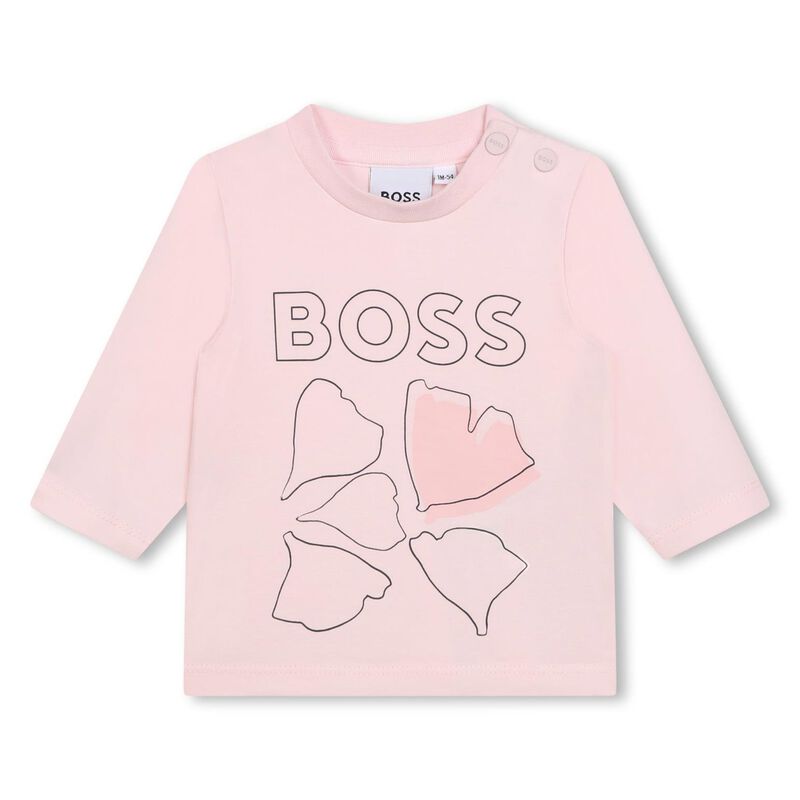 BOSS Snap Closure T-Shirt 6M - 18M image number 0